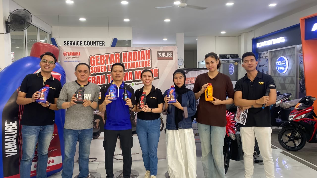 Gebyar Hadiah Sobek Label Yamalube, Yamaha Dorong Konsumen Gunakan Oli Asli