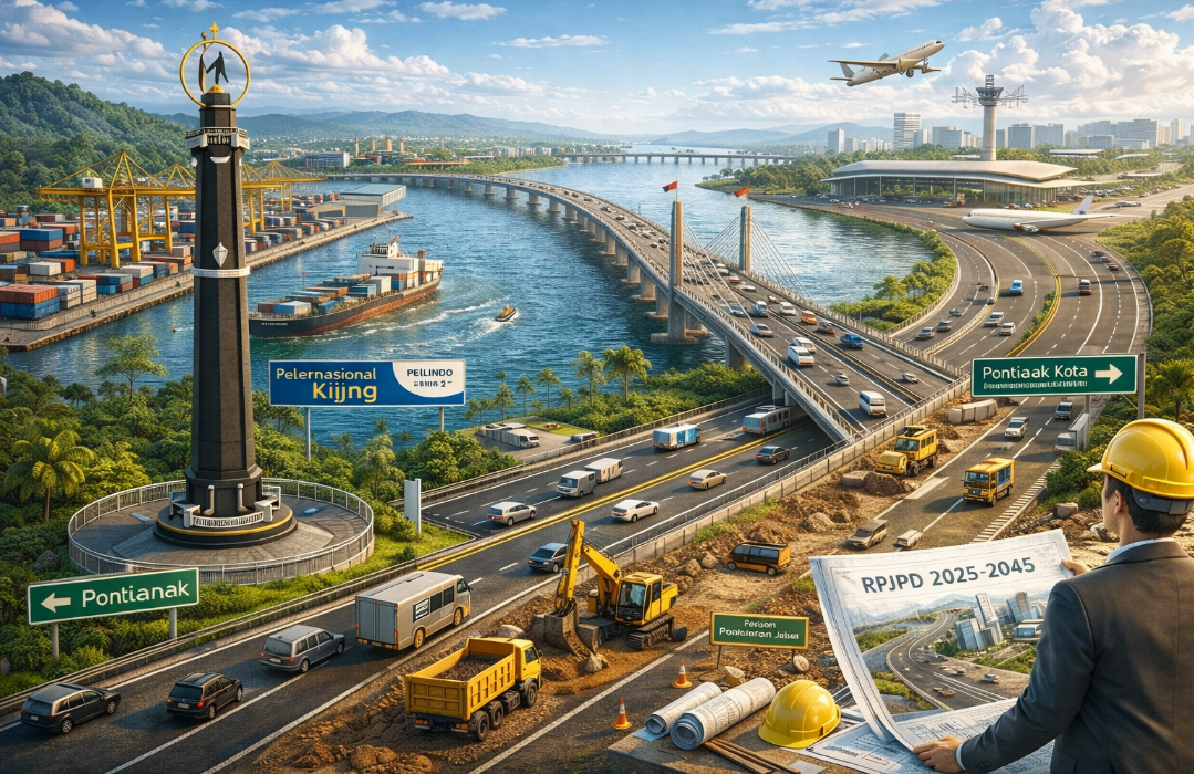 Perkembangan Infrastruktur Kota Pontianak dalam Satu Dekade Terakhir