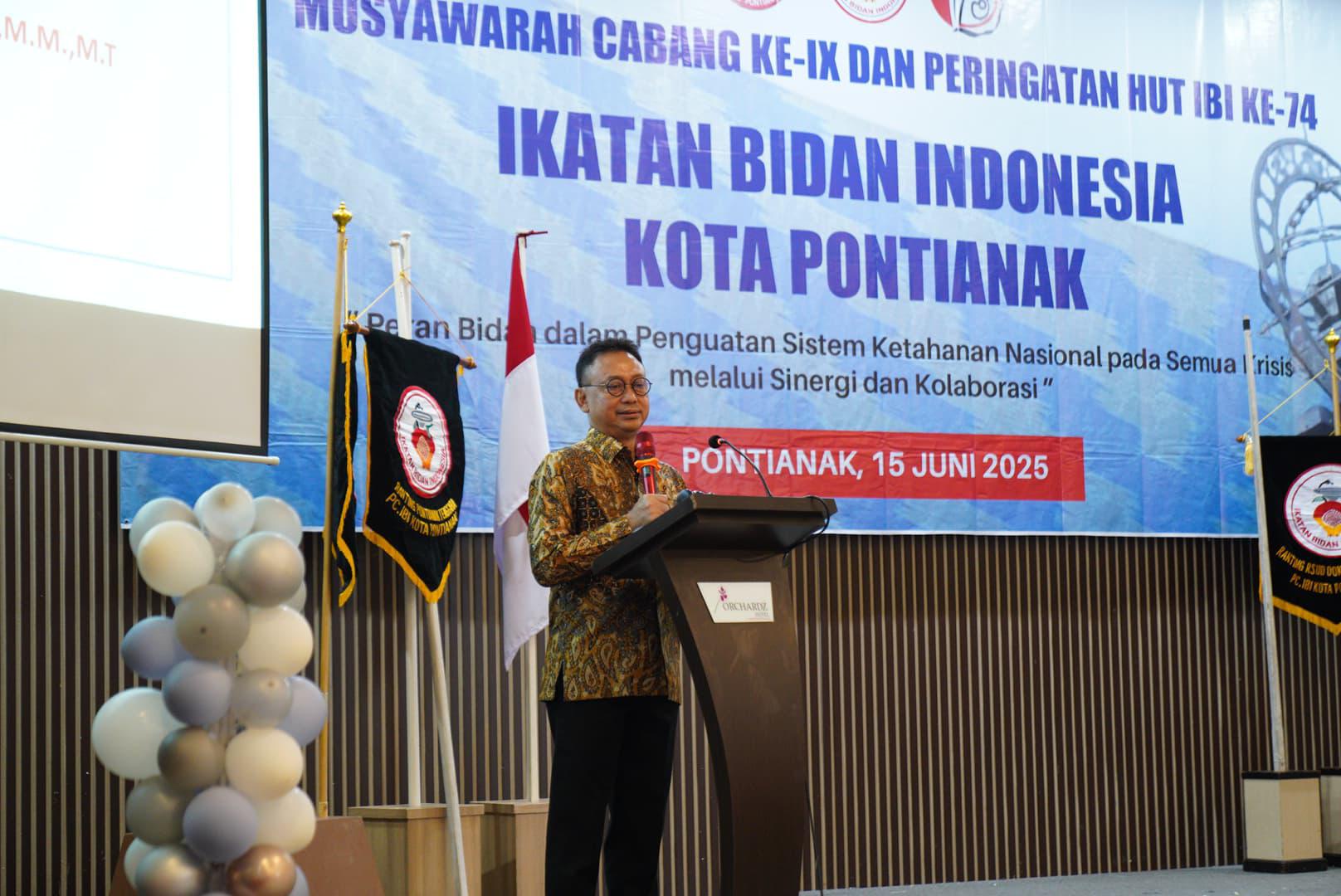IBI Pontianak Gelar Muscab IX dan HUT ke-74, Walikota Soroti Stunting
