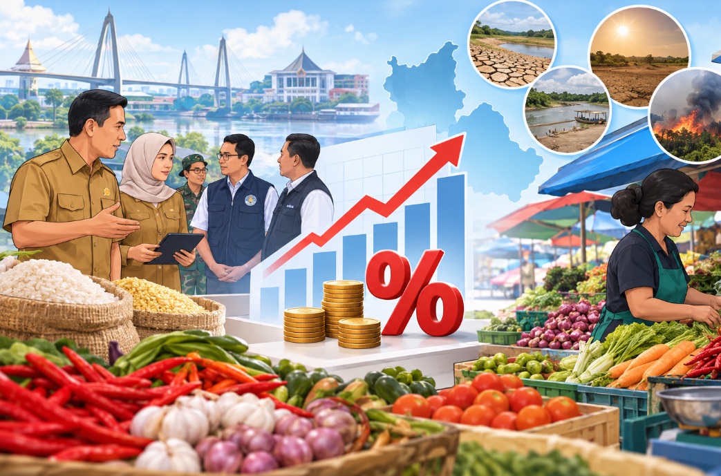 Inflasi Kalbar September 2026 Capai 0,79 Persen, Pengendalian Harga Diperkuat