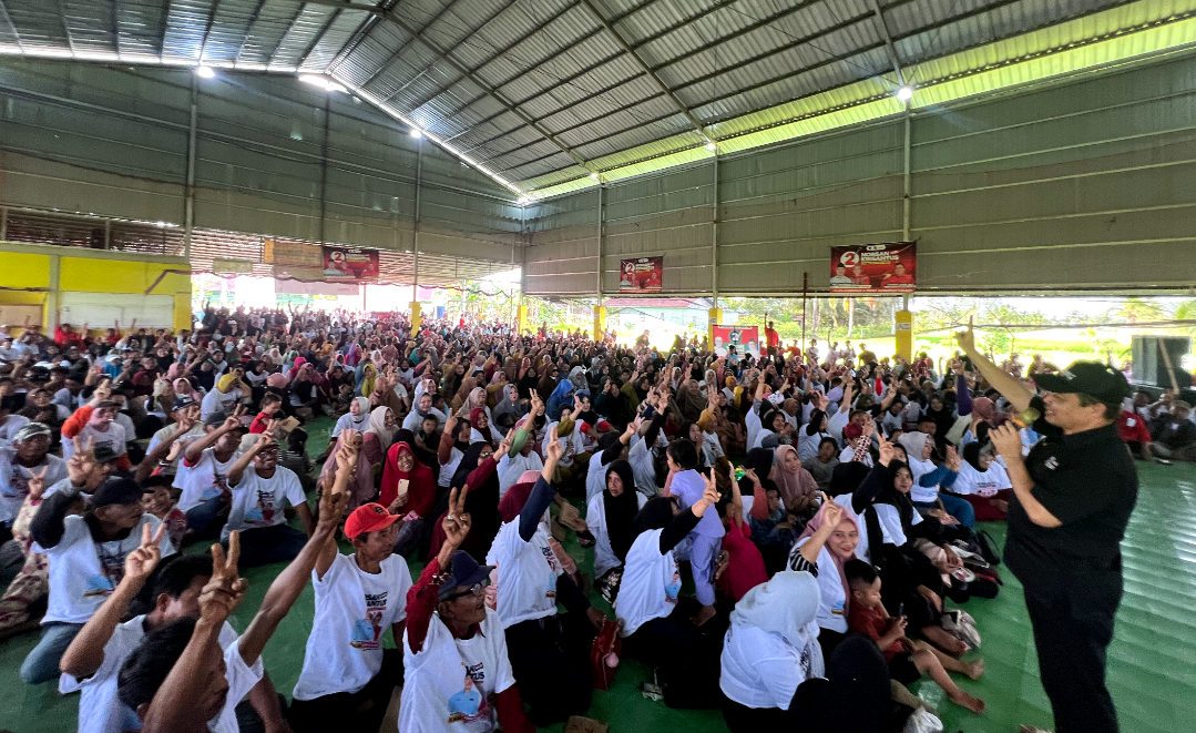 Membaur Bersama Ribuan Warga Kubu, Norsan Bawa Misi Perbaikan Daerah