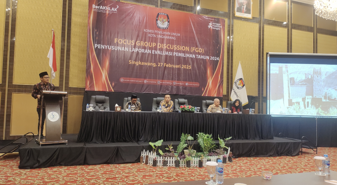 KPU Kota Singkawang Gelar FGD Evaluasi Pilkada 2024, Libatkan Berbagai Stakeholder