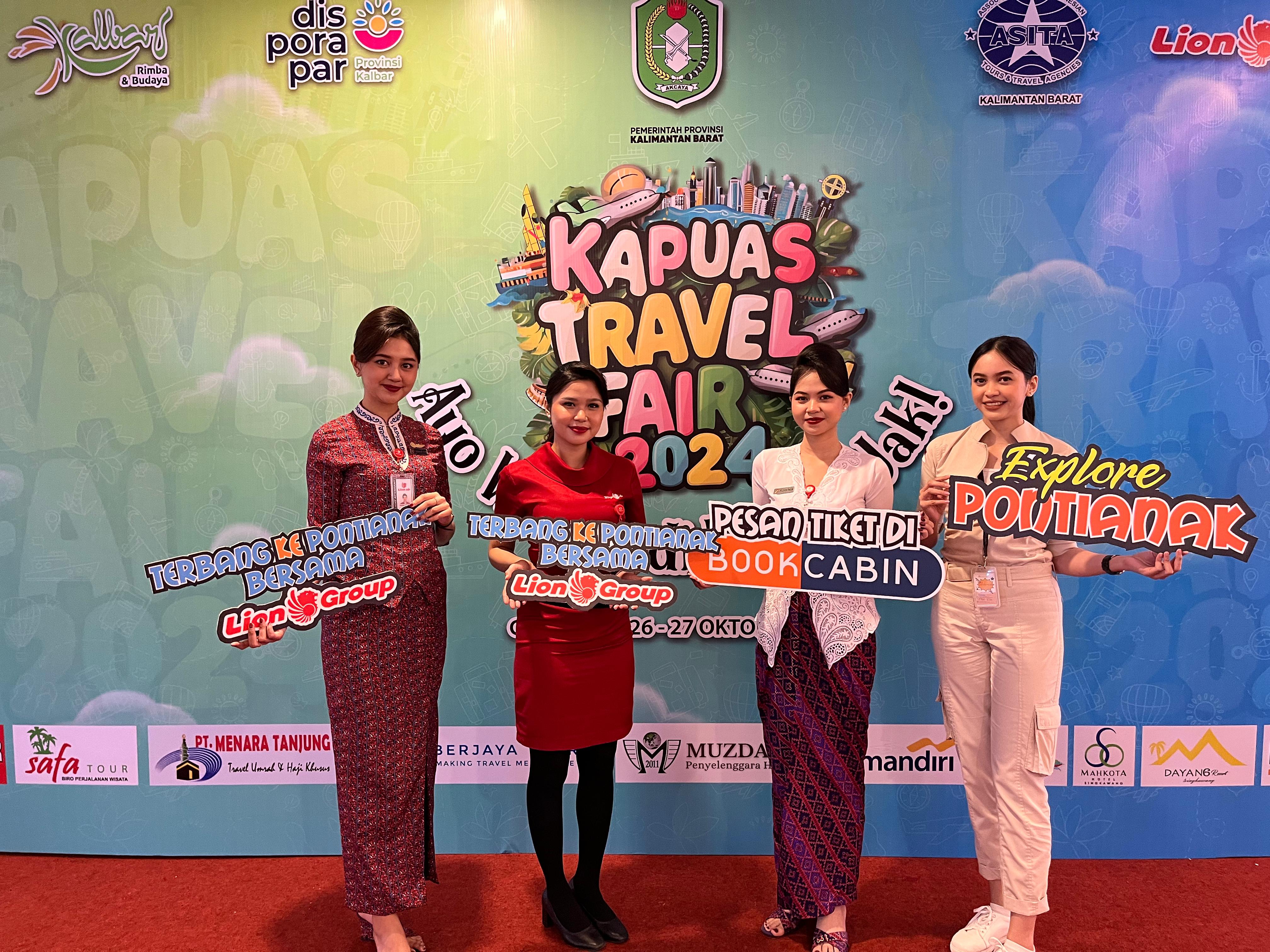 Momentum HUT 253 Kota Pontianak dan Hari Penerbangan Nasional, Lion Group Semarakkan Kapuas Travel Fair 2024