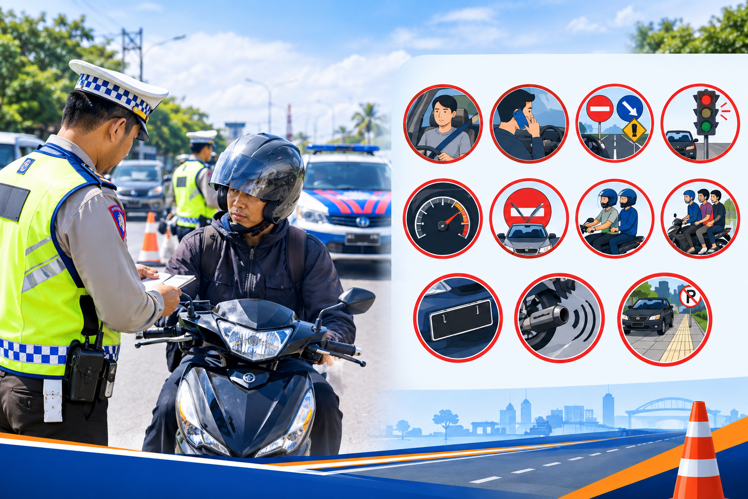 Operasi Patuh Kapuas 2026 di Kubu Raya Dimulai Hari Ini, Berikut 11 Sasaran Pelanggarannya 