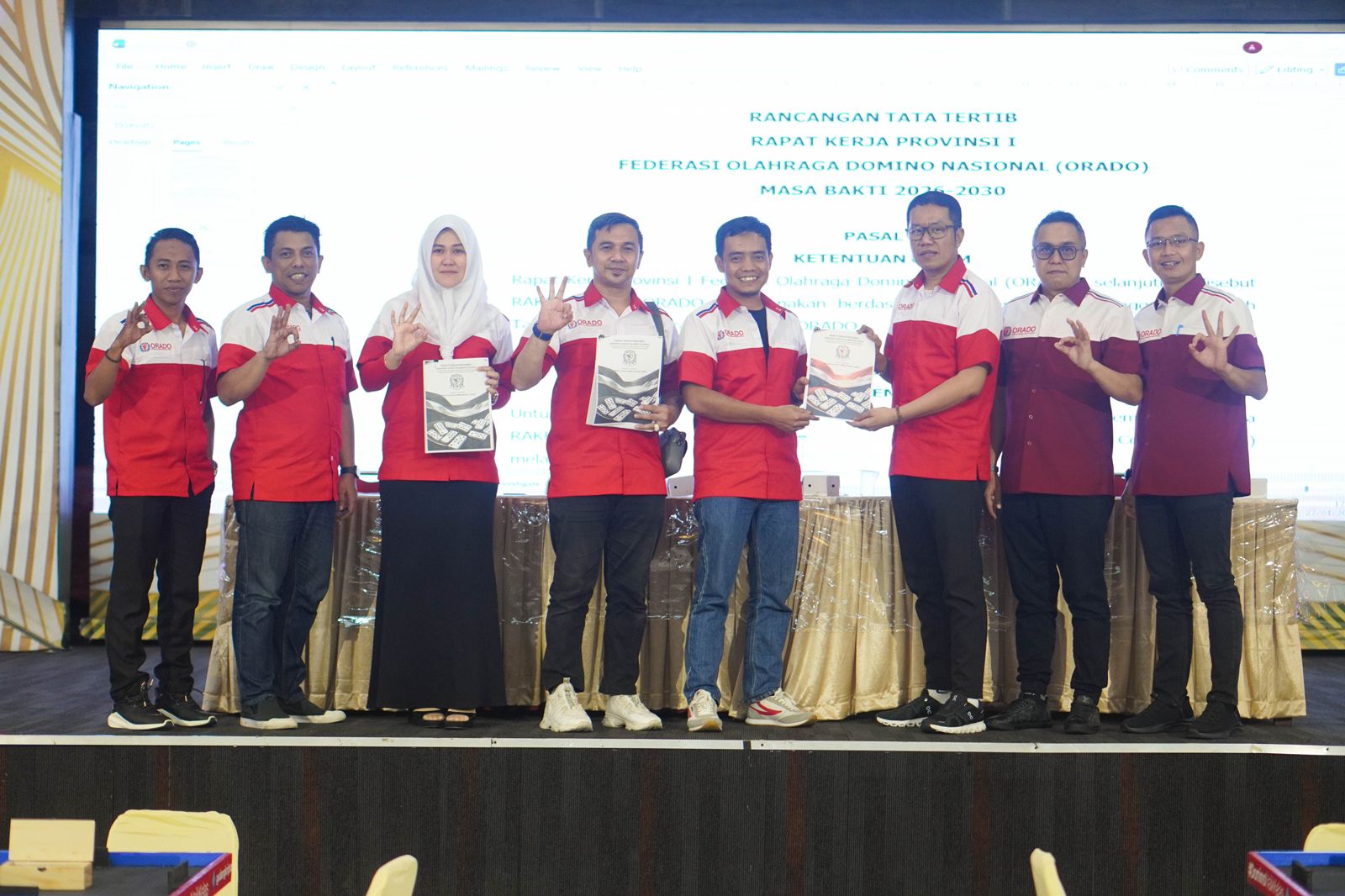 Digelar di Pontianak, Rakerprov Perdana ORADO Kalbar Perkuat Organisasi Domino