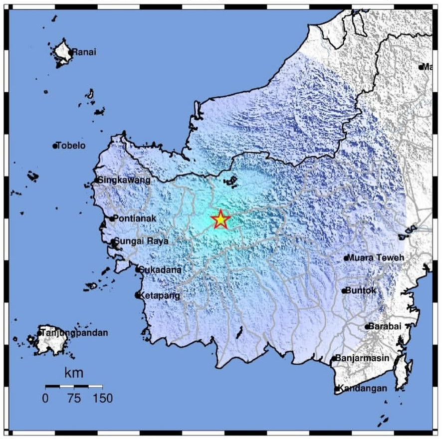 Penjelasan BMKG Tentang Gempa M5,0 Terjadi di Sintang