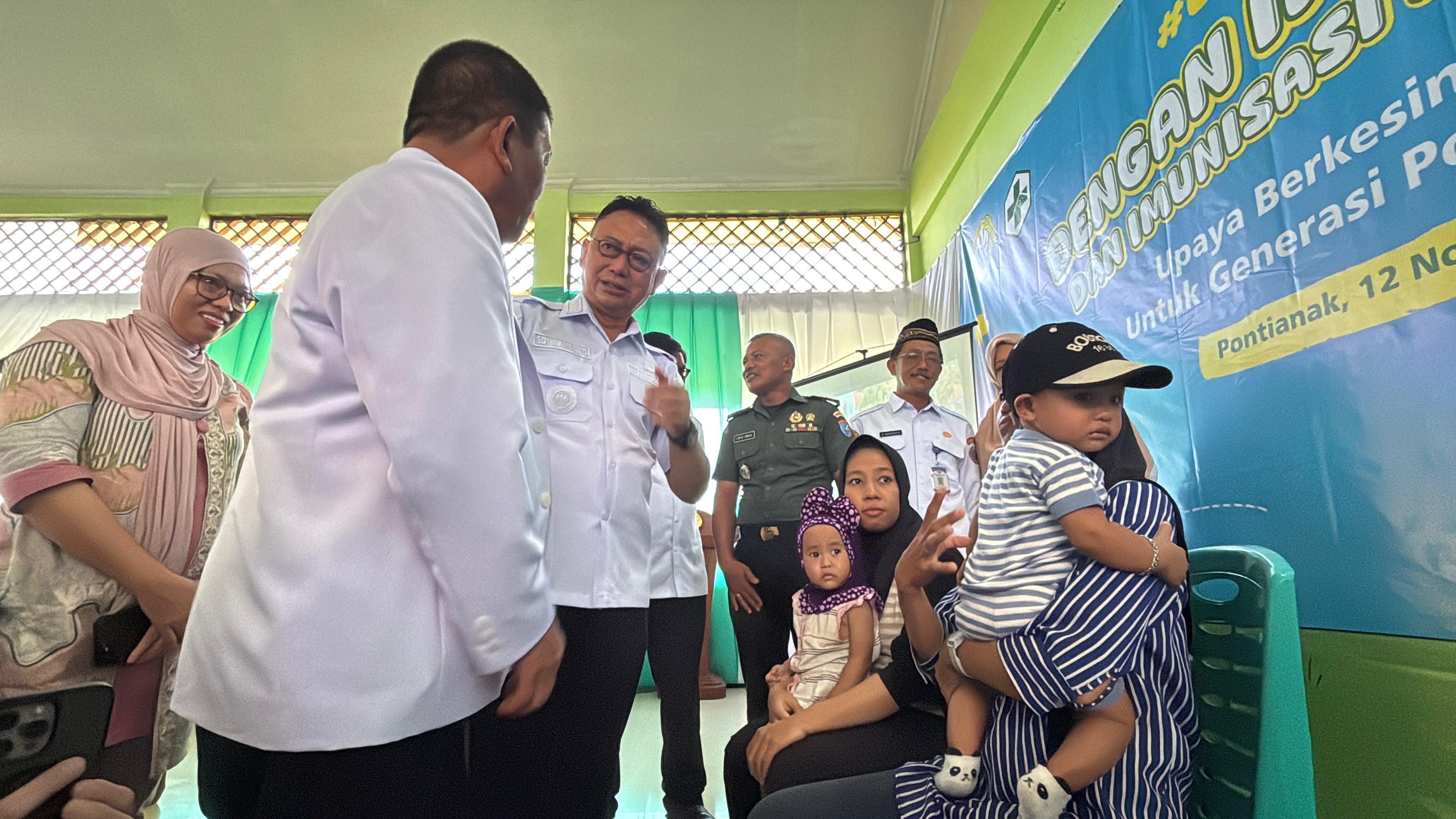 Pemkot Pontianak Luncurkan Imunisasi JE, Lindungi Anak dari Virus Mematikan