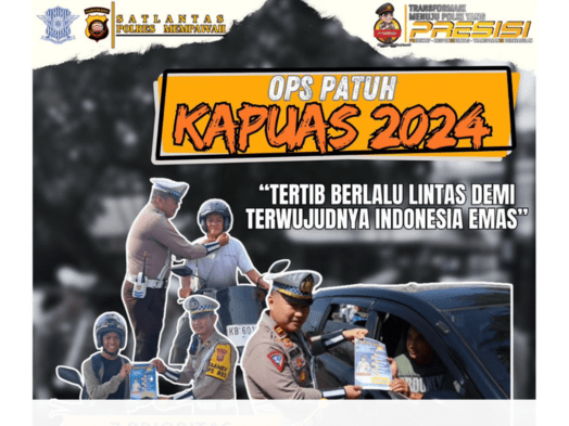 Operasi Patuh Kapuas 2024: Upaya Polres Mempawah Tingkatkan Kesadaran Berlalu Lintas