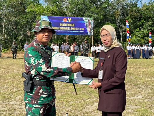 TMMD Imbangan ke-121 di Desa Benuang Resmi Dimulai oleh Kodim Mempawah