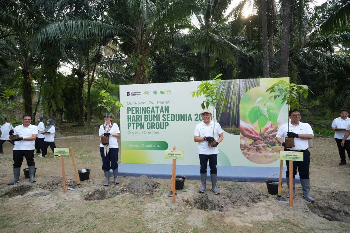 Holding Perkebunan Nusantara melalui PalmCo Targetkan Tanam 50.000 Pohon di Hari Bumi