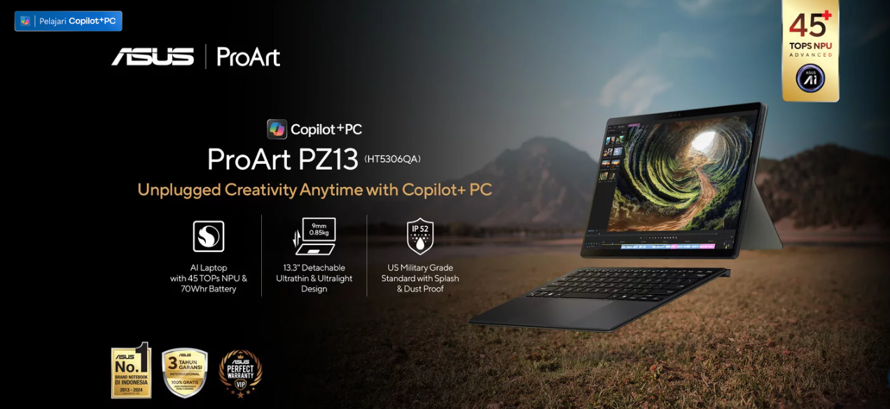Laptop Editor Video Terbaik: ProArt & Vivobook Pro dengan GPU RTX dan Layar OLED