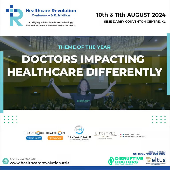 Disruptive Doctors® Menyajikan: Konferensi dan Pameran Revolusi Kesehatan 2024