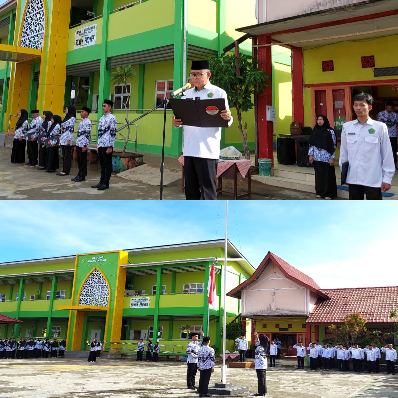 Upacara Hari Guru Nasional di MTsN 1 Mempawah Berlangsung Khidmat dan Bermakna