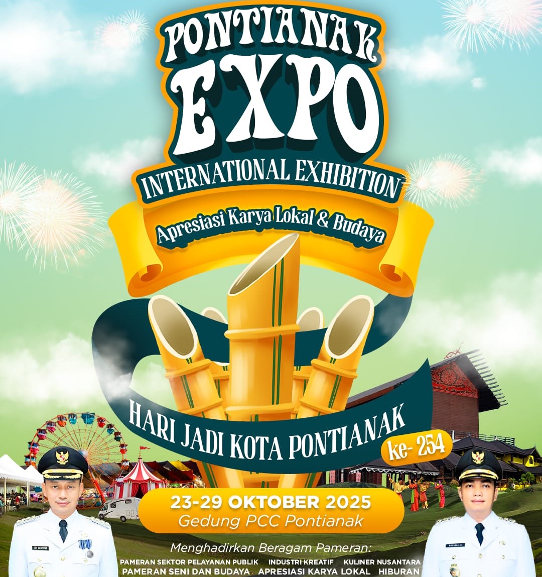 HUT ke-254: Kota Pontianak Gelar Expo 2025, Tampilkan Karya Lokal dan Budaya Nusantara