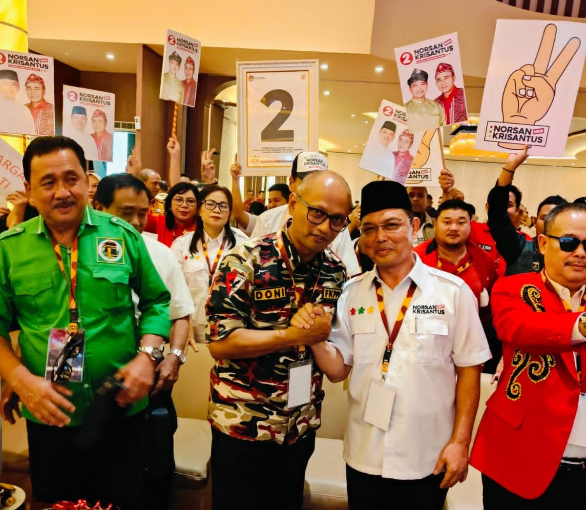 FKPPI Kalbar Solid Menangkan Pasangan Norsan Krisantus di Pilgub 2024