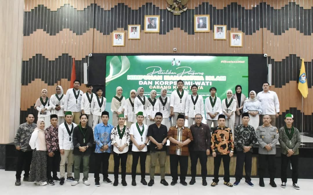 Pelantikan HMI Kubu Raya, Wakil Bupati Sukiryanto Tekankan Sinergi Mahasiswa dan Pemerintah