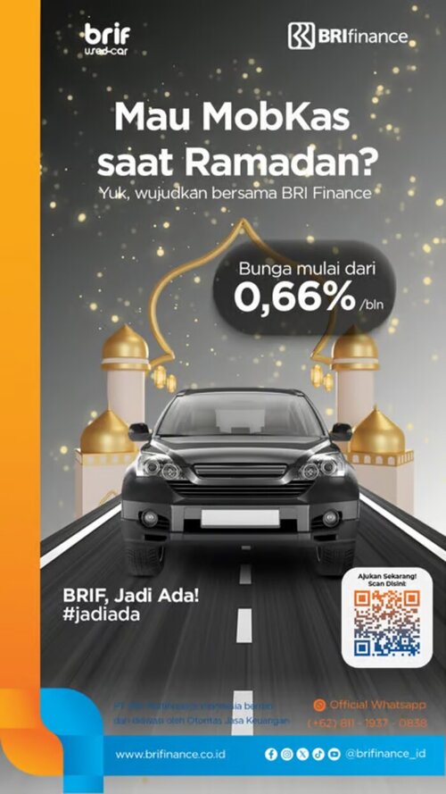 Beli Mobil Bekas Untuk Mudik Lebaran, Makin Mudah dengan Promo BRI Finance