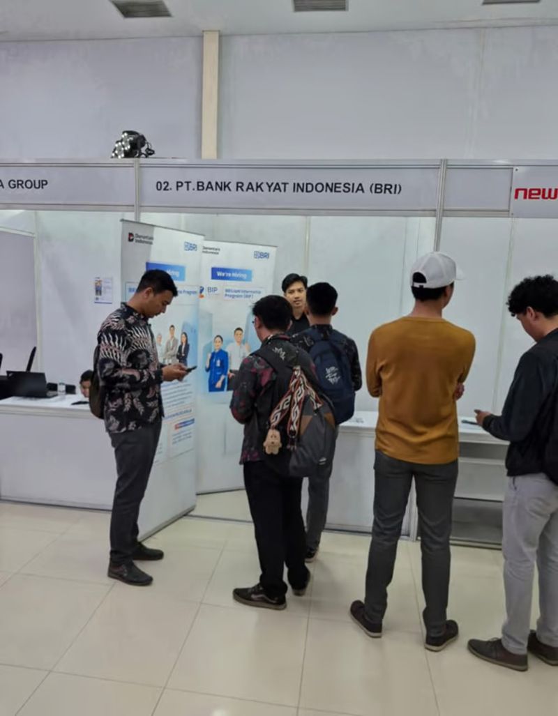 BRI Region 6/Jakarta 1 Berpartisipasi dalam Job Fair Jakarta