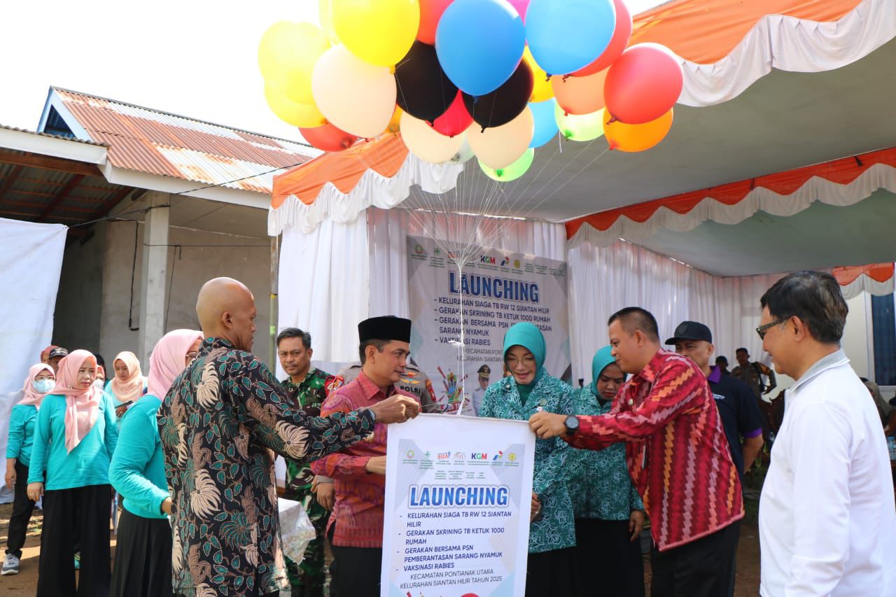Pemkot Pontianak Gencarkan Gerakan Skrining TBC dan PSN Menuju Kota Sehat 2030