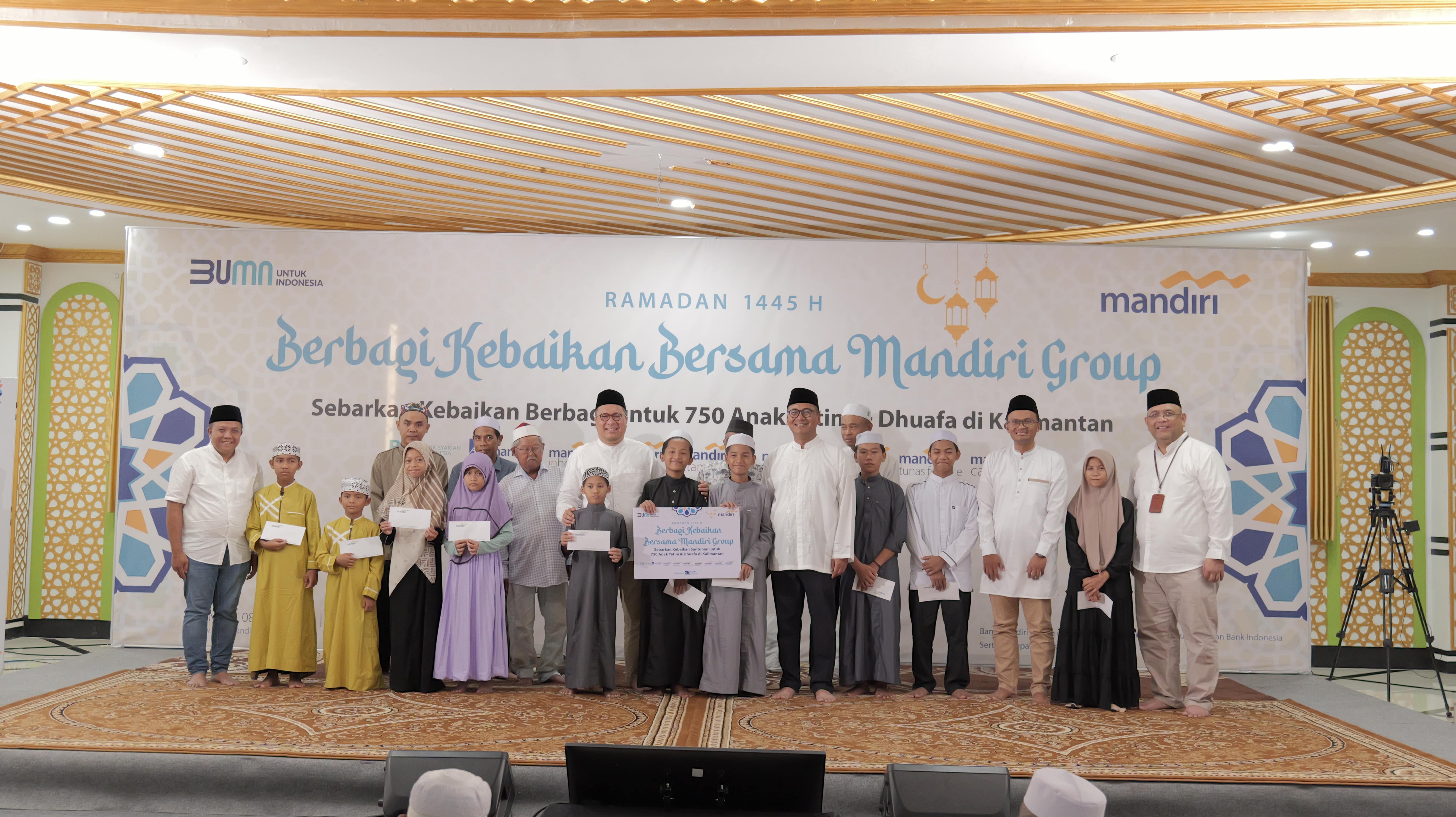 Bank Mandiri Bagikan Kebaikan Ramadan: Santunan untuk Anak Yatim dan Duafa