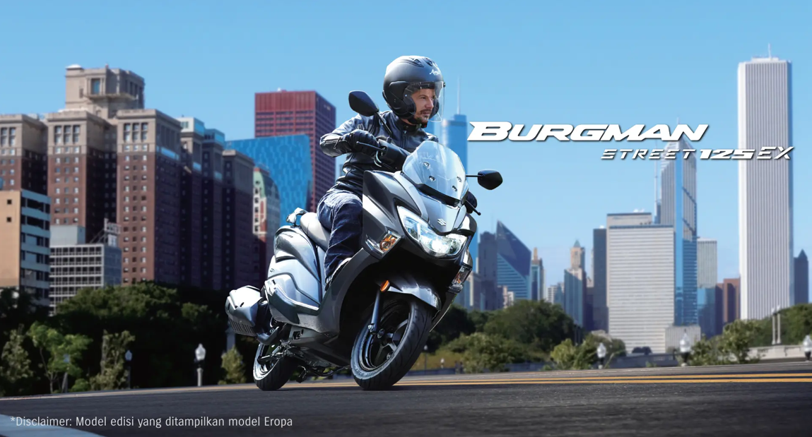 Suzuki Burgman Street 125EX: Maxi Look, Performa Efisien, Siap Menjawab Gaya Hidup Urban