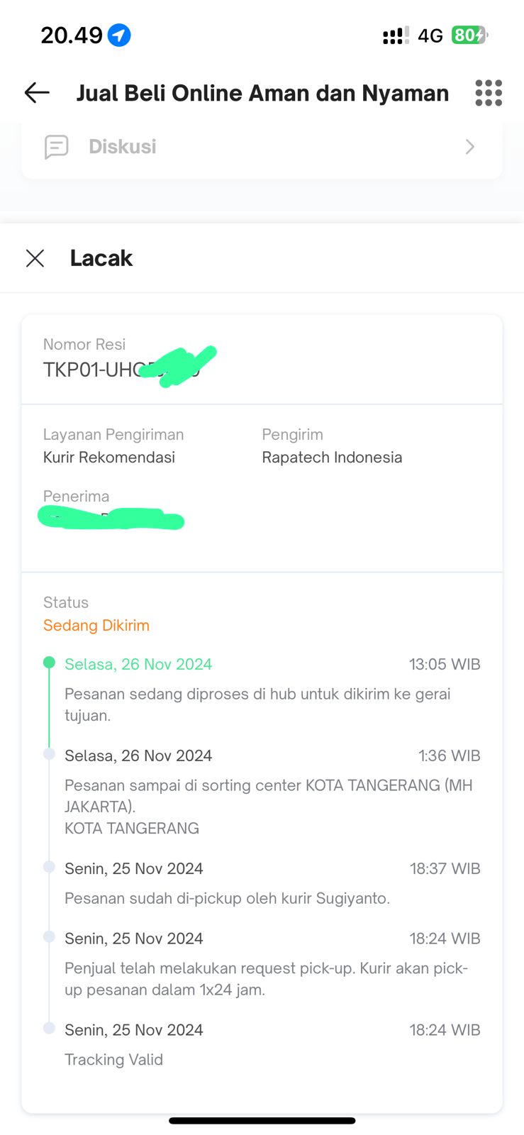 Barang Nyangkut di Kurir Tokopedia, Penjual dan Pembeli Pasrah