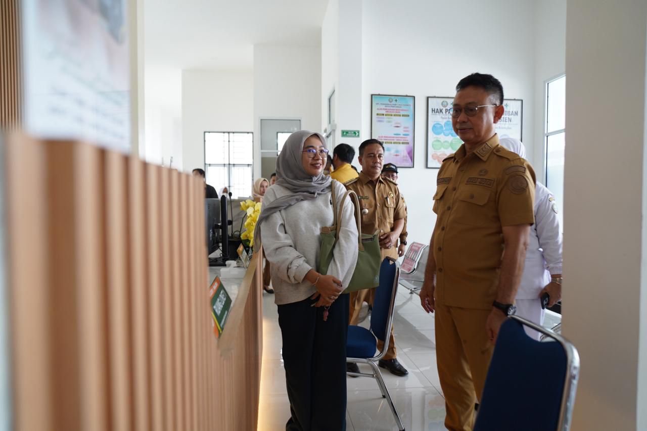 Dua Puskesmas Baru Selesai Dibangun, Wako Tinjau Pembangunan Infrastruktur