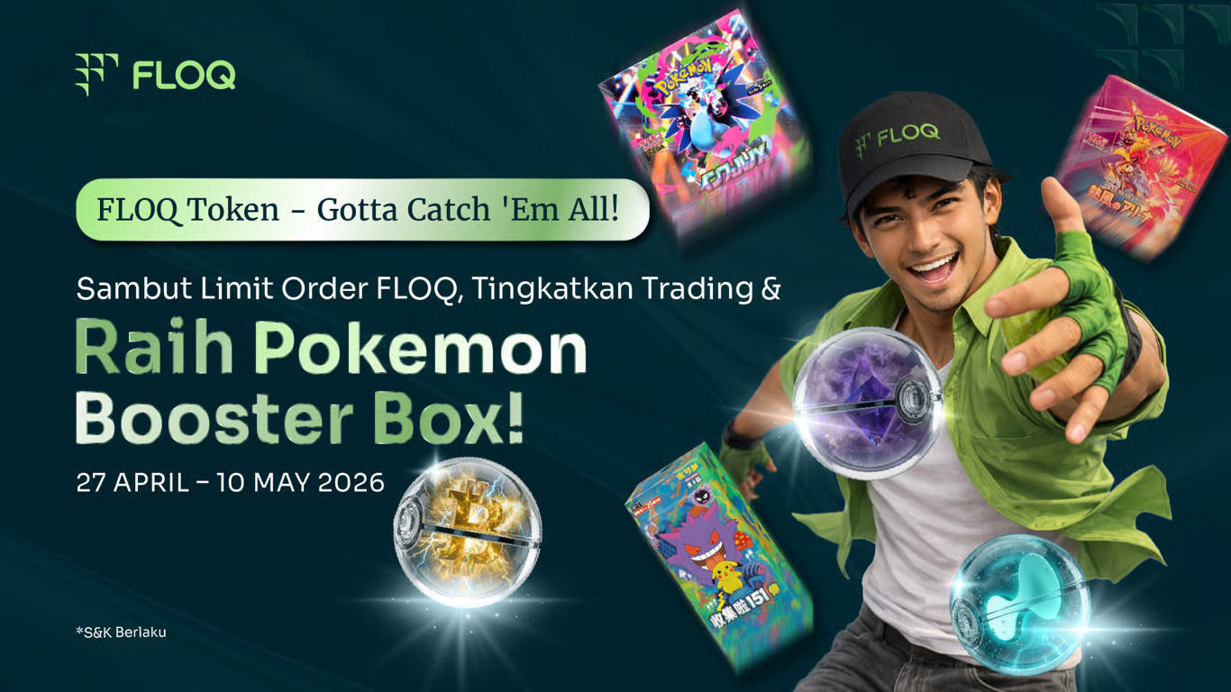 FLOQ Luncurkan Limit Order dan Kampanye Trading Interaktif Bertema Pokémon, Dorong Pengguna Trading Lebih Stra