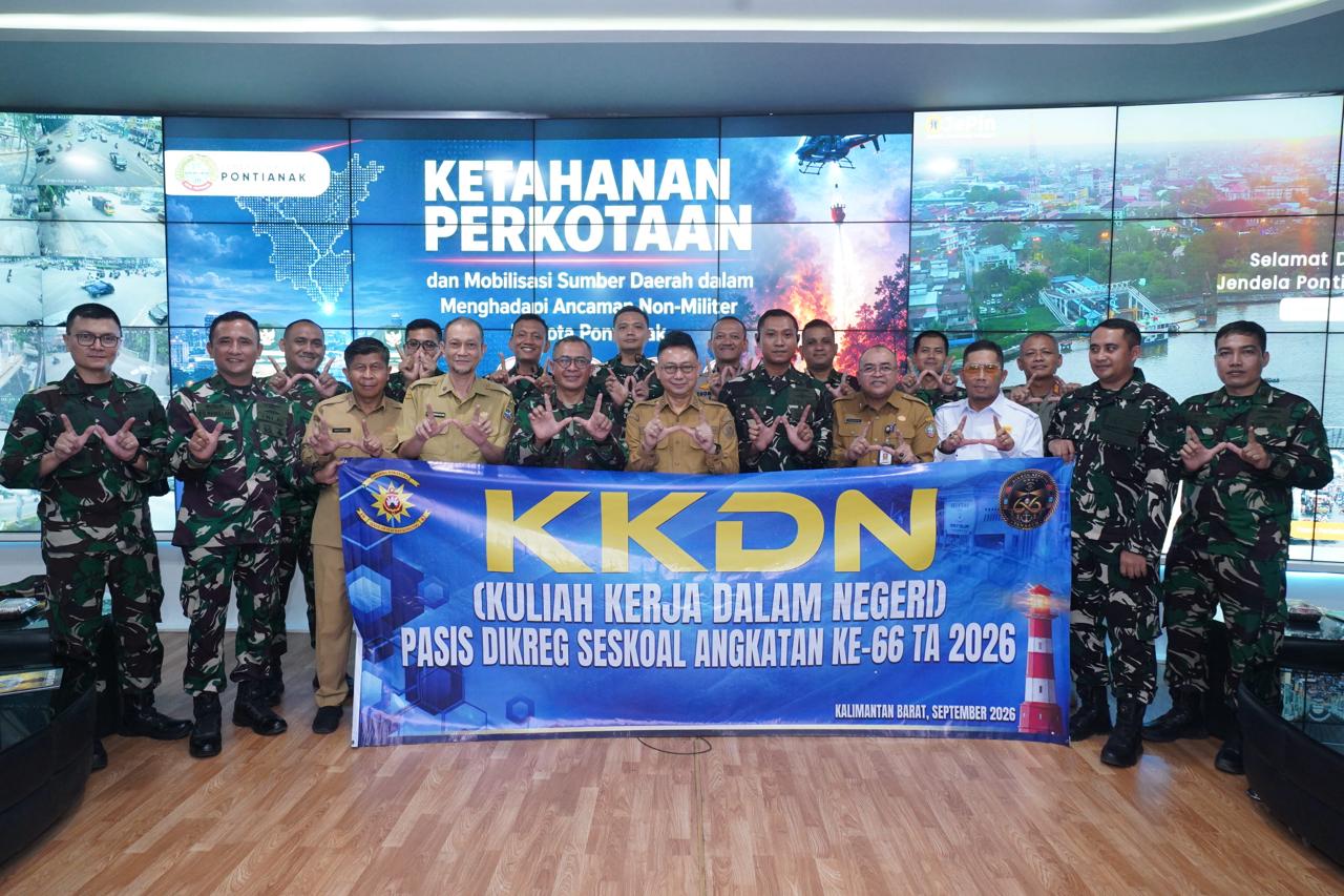 Perwira Dikreg Seskoal Angkatan ke-66 Belajar Penanganan Karhutla Pontianak