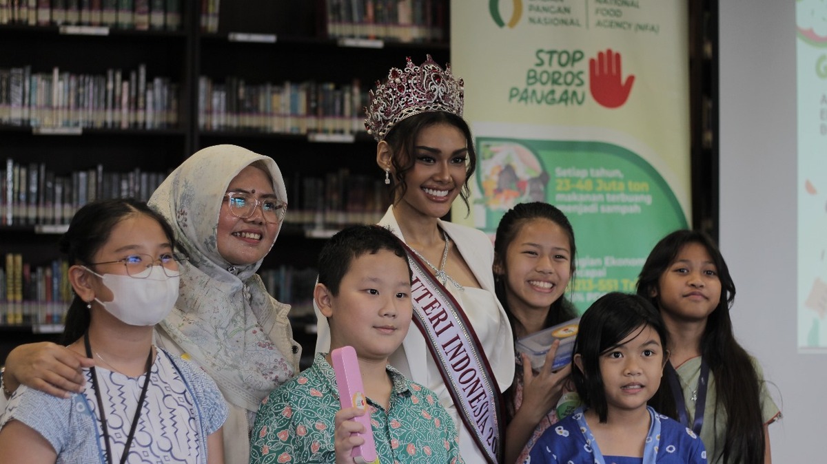 Puteri Indonesia 2024 berkolaborasi dengan BINUS SCHOOL Serpong Kampanyekan No Food Waste