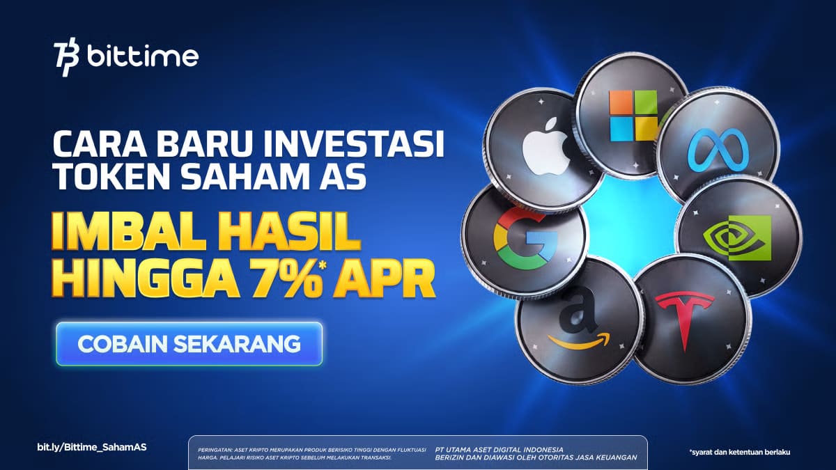 Minat Investor Indonesia terhadap Aset AI Global Meningkat, Bittime Luncurkan Fitur Earn pada Tokenized US 