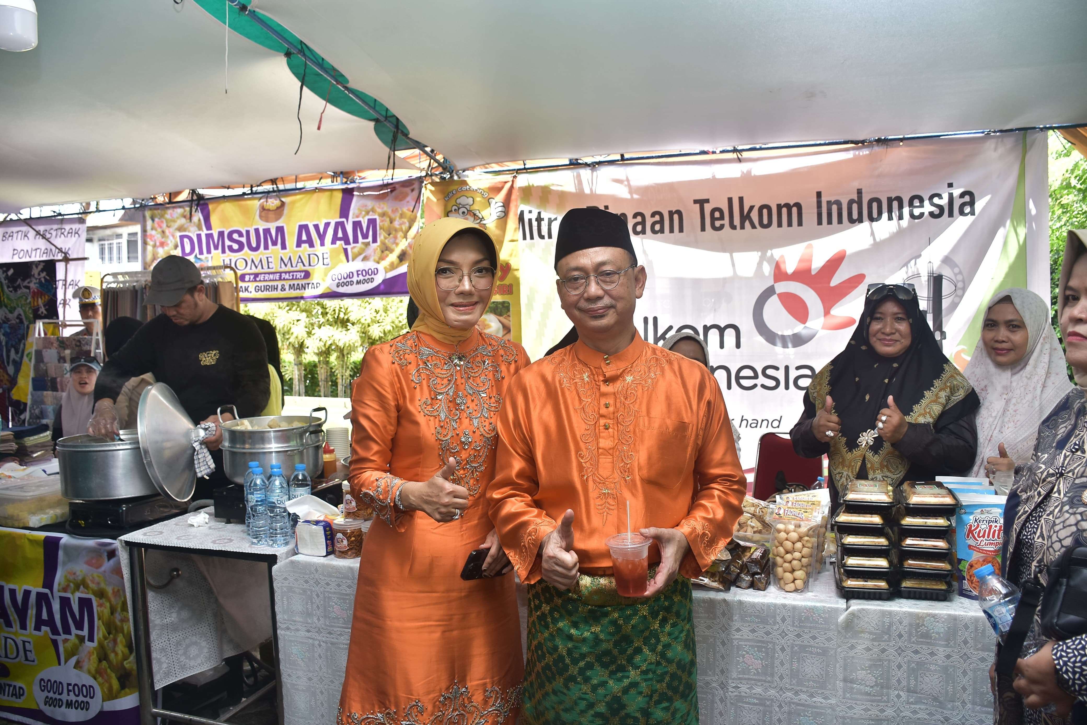 Telkom Kalbar Hadirkan Mitra Binaan dalam Bazar UMKM Pontianak