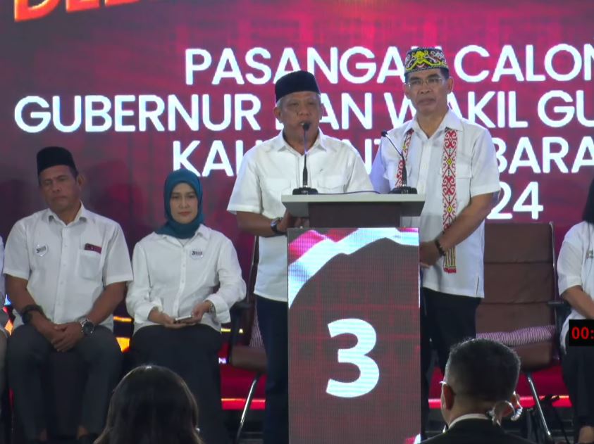 Muda-Jakius Tegaskan Komitmen Perkuat Pendidikan di Perbatasan saat Debat ke-3 Pilkada Kalbar 2024