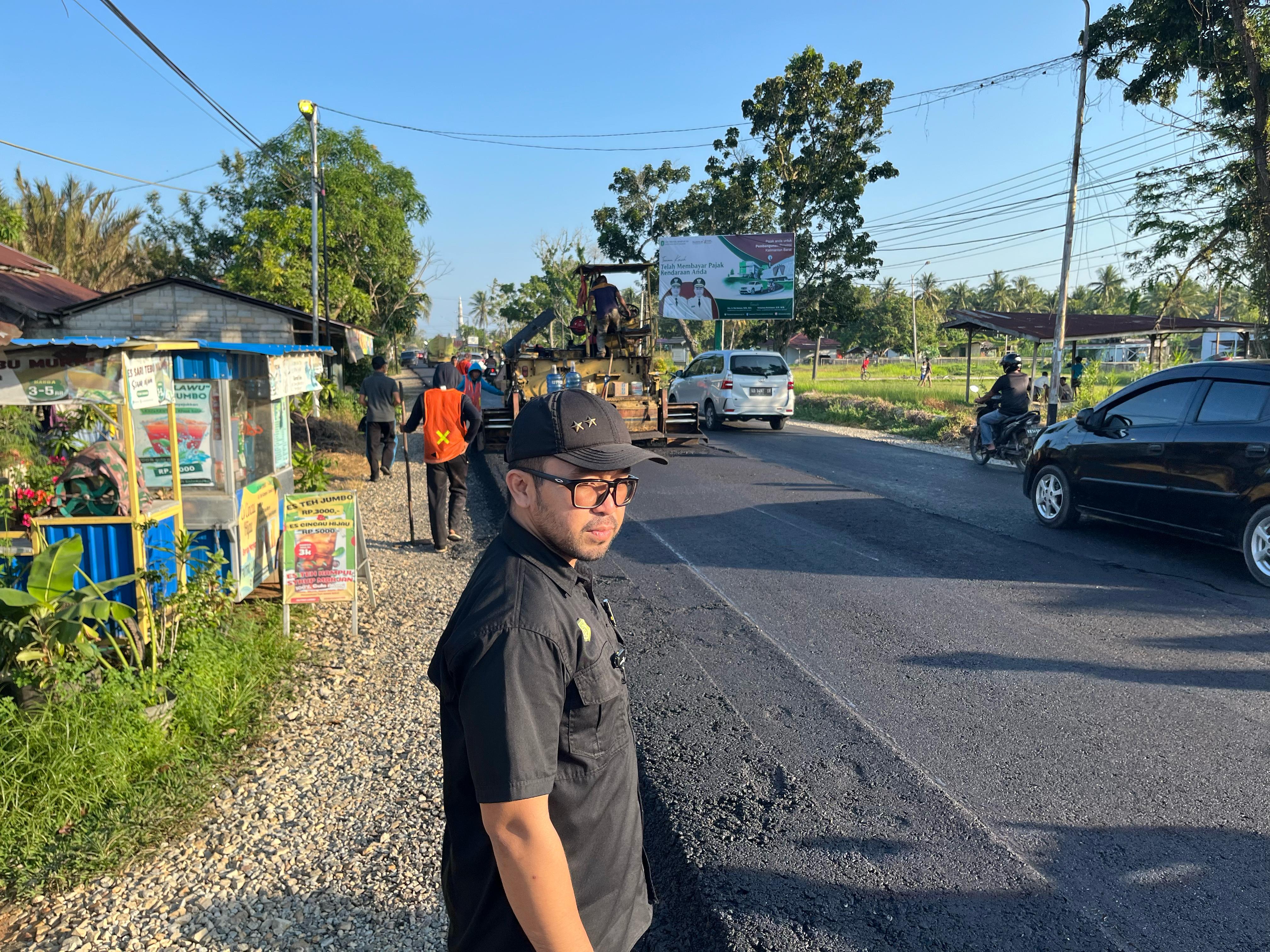 LI BAPAN Kalbar Apresiasi Kelanjutan Proyek Jalan Mempawah, Harap Tak Ada Lagi Proyek Mangkrak