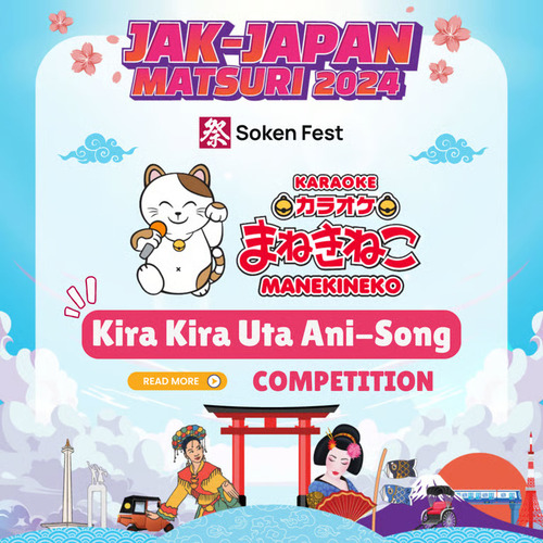 Karaoke Manekineko Hadirkan Kira Kira Uta Ani Song: Kompetisi Karaoke Anime Paling Bergengsi di Jak Japan 