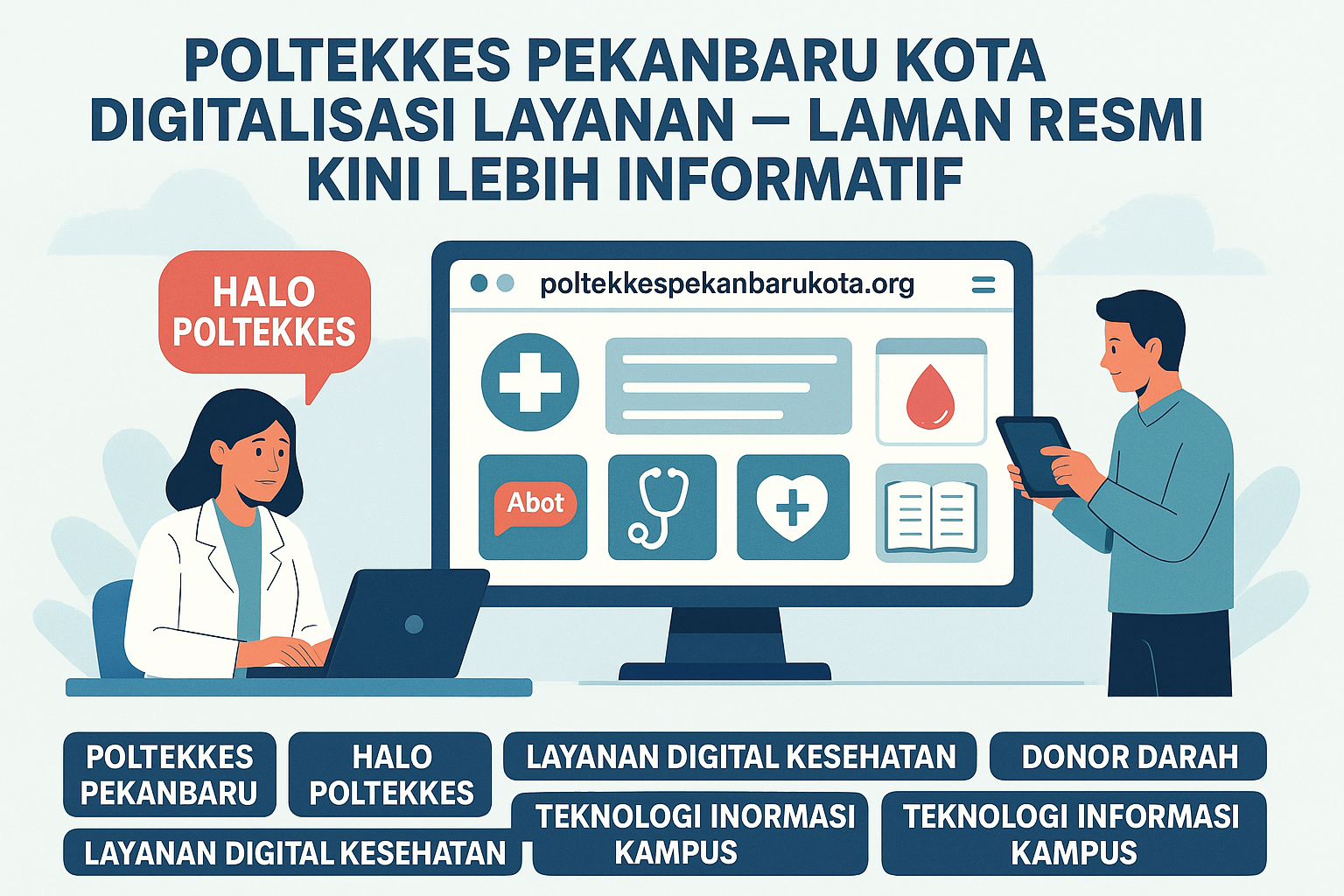Poltekkes Pekanbaru Kota Digitalisasi Layanan – Laman Resmi Kini Lebih Informatif