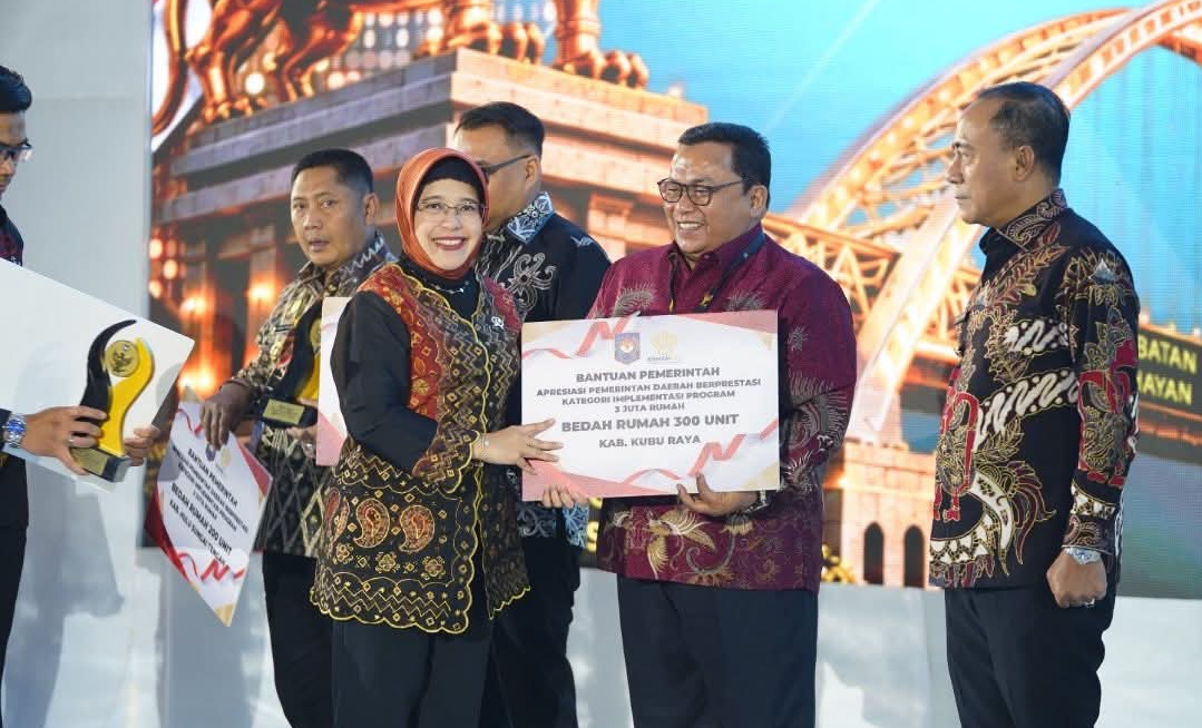 Kubu Raya Terbaik Regional Kalimantan dalam Implementasi Program Tiga Juta Rumah