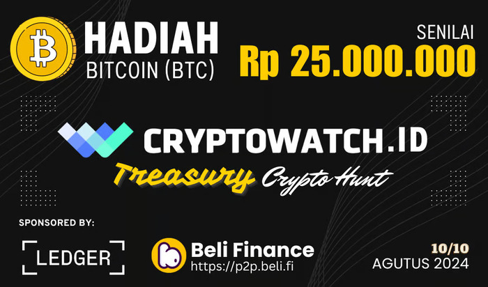 Buruan! CryptoWatch Gelar 