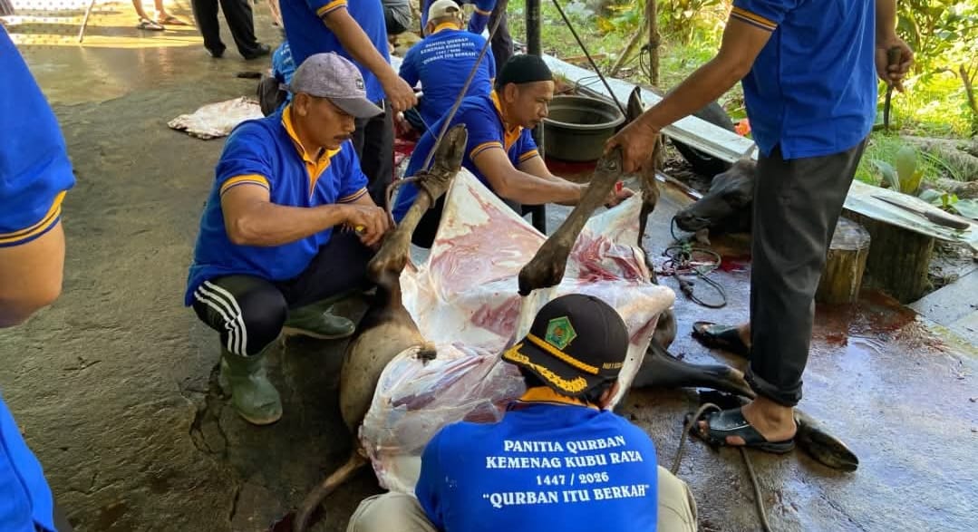 Dorong Semangat Berkurban, Wabup Sukiryanto Dukung Program Kemenag Kubu Raya
