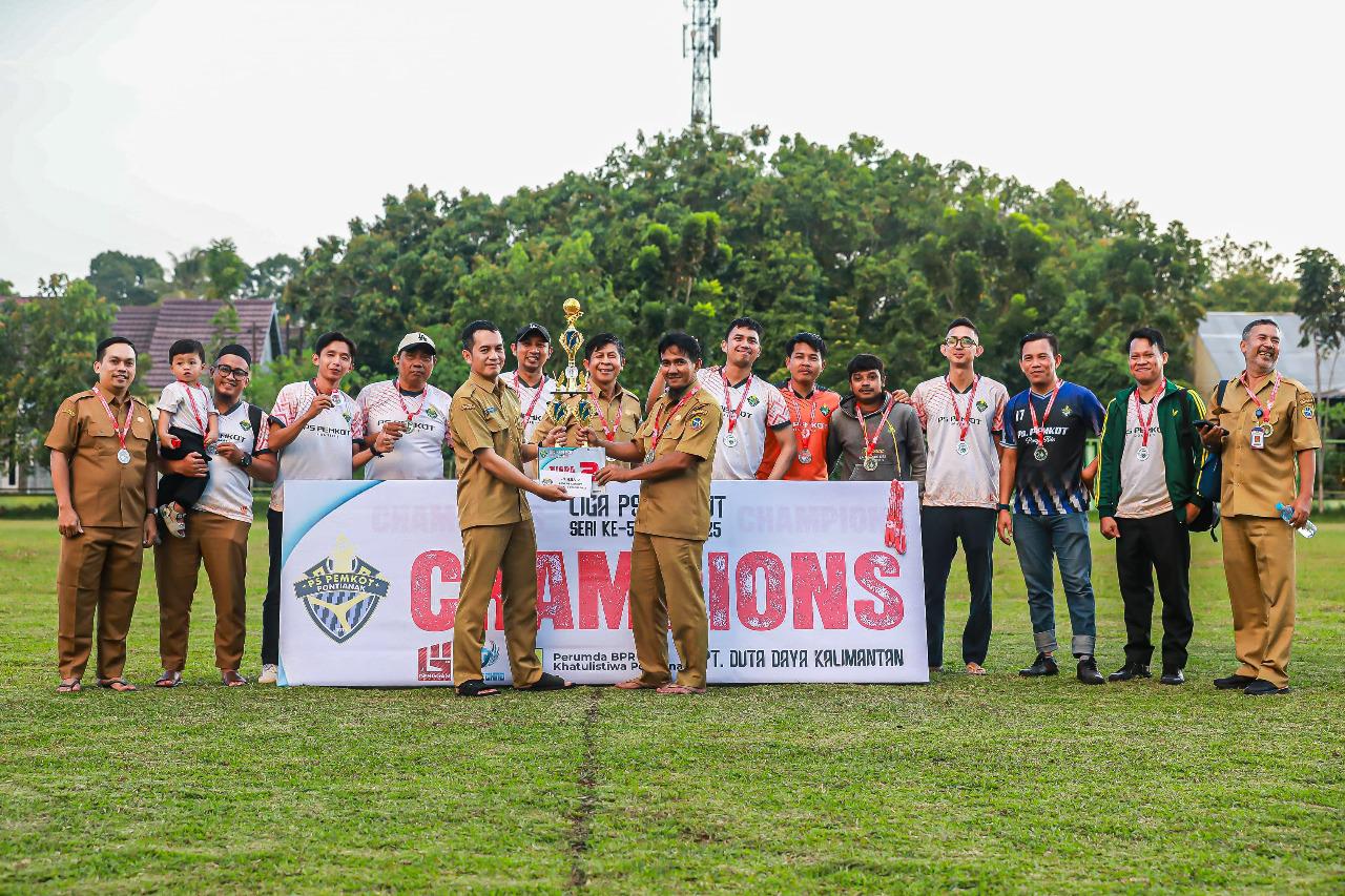 Persib PS Pemkot Juara PS Pemkot Pontianak 2025, Liga ASN jadi Ajang Kekompakan 