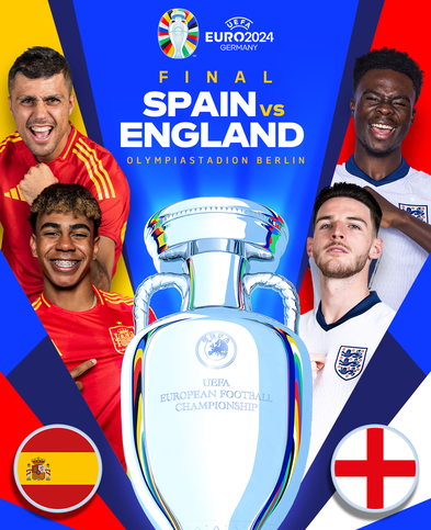 Jadwal Final Spanyol vs Inggris, It's Coming Home?