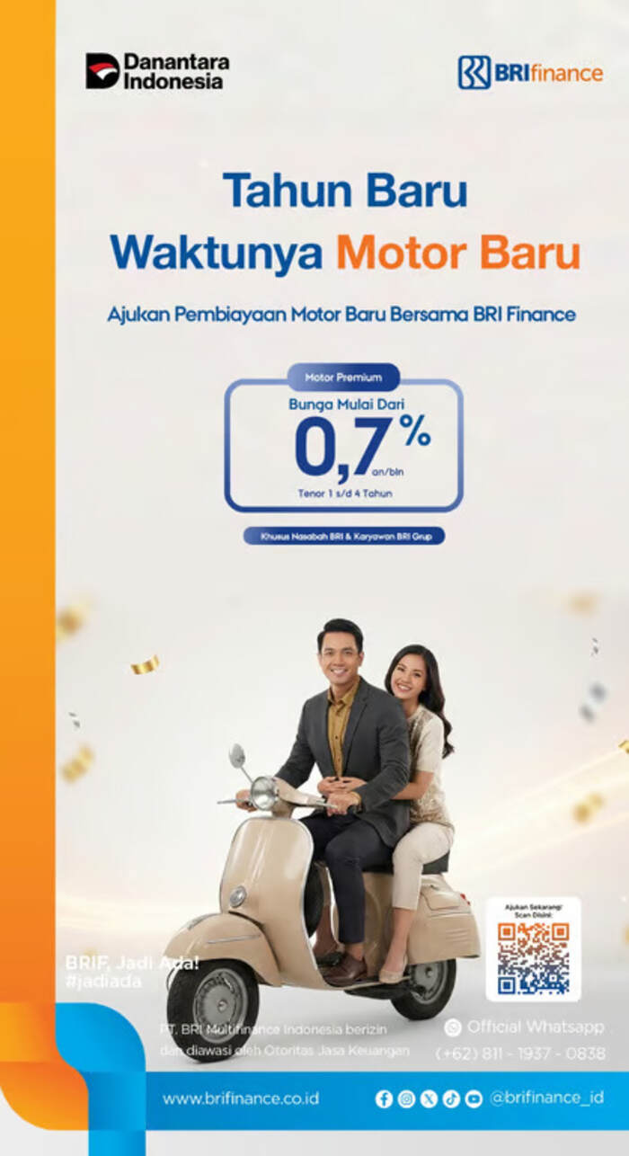 Wujudkan Momen Hangat Bersama Keluarga dengan Motor Baru dari BRI Finance