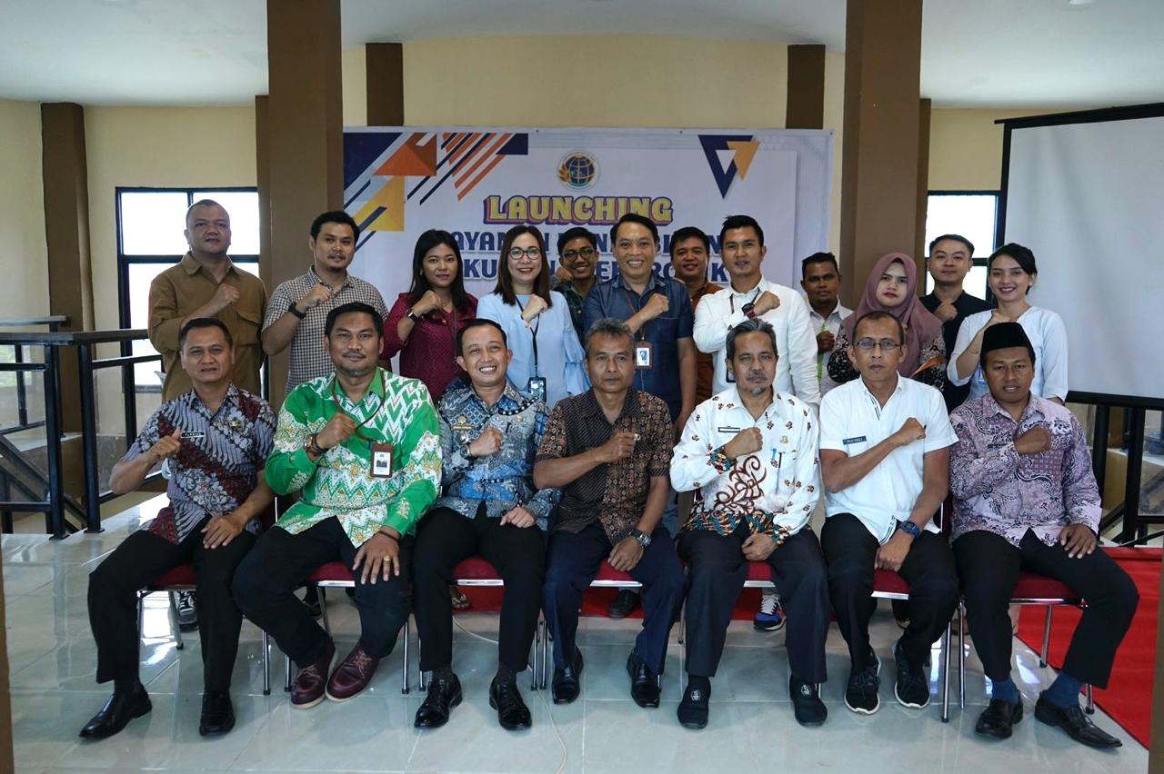 Kepala BPN Melawi Ikuti Peluncuran Penerbitan Dokumen Elektronik pada 12 Kantah Kabupaten di Kalbar