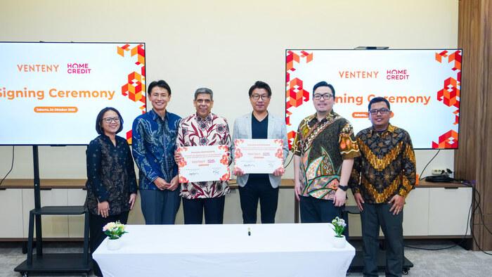 VENTENY Jalin Kerja Sama Ekosistem Bisnis dengan Home Credit Indonesia