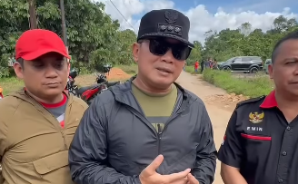Tinjau Langsung Jalan Poros Mega Timur–Kuala Mandor B, Bupati Sujiwo Pastikan Tuntas Tahun Ini
