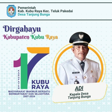 Selamat Hari Jadi yang Ke-17: Kades Tanjung Bunga Rayakan Kebanggaan Kabupaten Kubu Raya