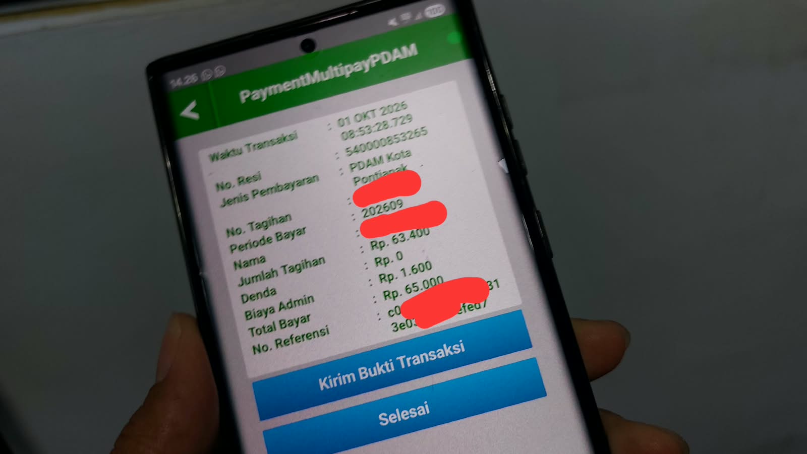 Warga Terbantu Diskon PDAM Pontianak, Pemakaian September Lebih Ringan