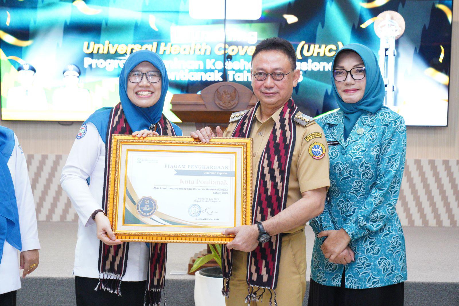 Pemkot Pontianak Capai UHC Prioritas, Jaminan Kesehatan Bisa Diakses Lewat KTP