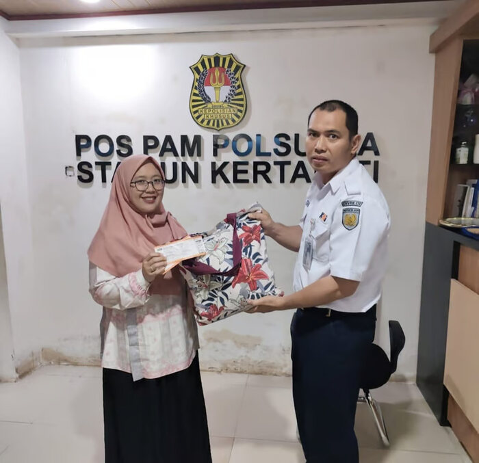 KAI Divre III Palembang Amankan Barang Tertinggal Penumpang Selama 2025