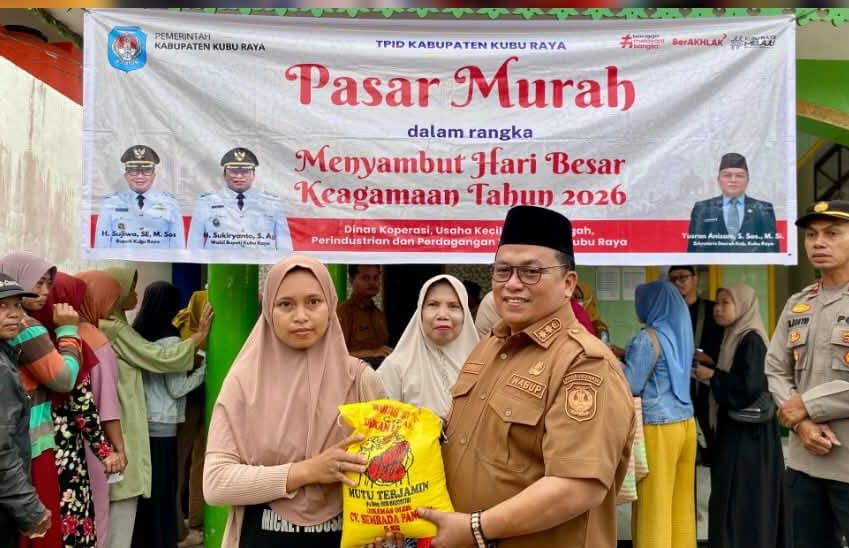 Jelang Idulfitri, Operasi Pasar Kubu Raya Sediakan 560 Tabung Elpiji